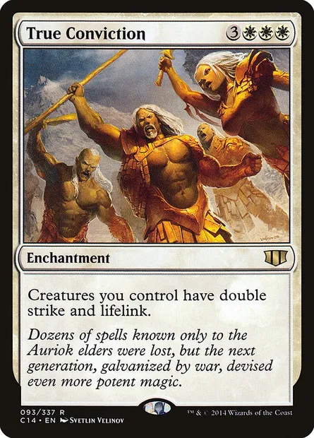 True Conviction, Magic card C14 93 — Commander 2014 set