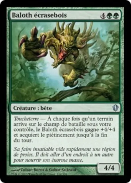 Baloth écrasebois, carte Magic C13 136 — extension Commander 2013