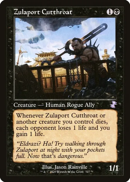 Zulaport Cutthroat, Magic card TSR 337 — Time Spiral Remastered set