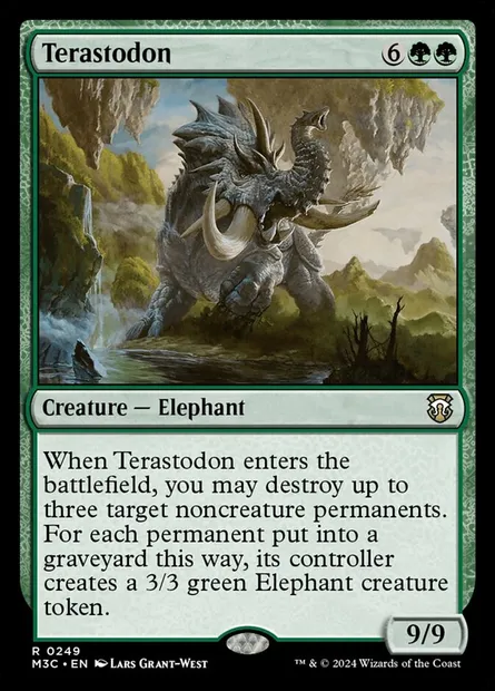Terastodon, Magic card M3C 249 — Modern Horizons 3 Commander set