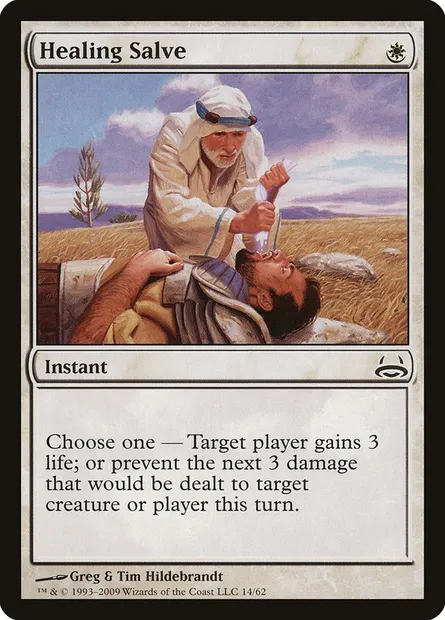 Healing Salve, Magic card DDC 14 — Duel Decks: Divine vs. Demonic set