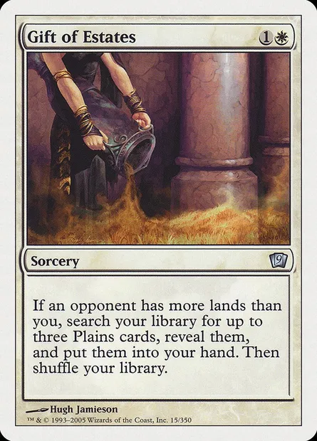 Gift of Estates, Magic card 9ED 15 — Ninth Edition set