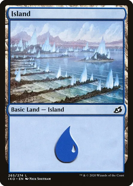 Island, Magic card IKO 265 — Ikoria: Lair of Behemoths set