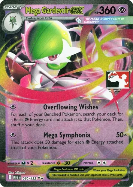 Mega Gardevoir ex, Pokémon card PPS 060-6 — Play! Pokémon Prize Pack Series set