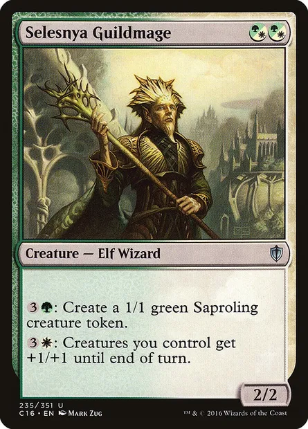 Selesnya Guildmage, Magic card C16 235 — Commander 2016 set