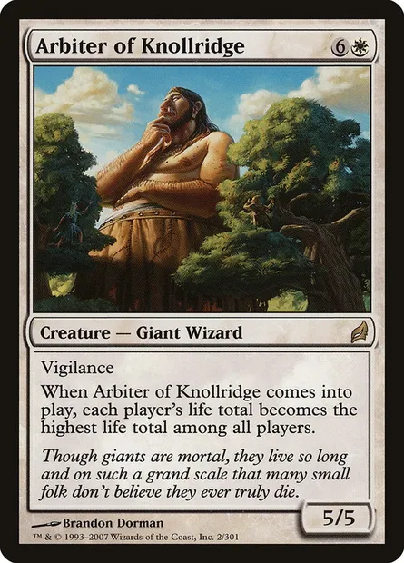 Arbiter of Knollridge, Magic card LRW 2 — Lorwyn set