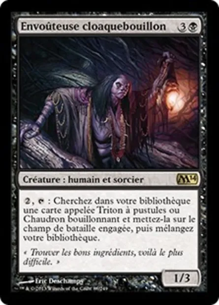 Envoûteuse cloaquebouillon, carte Magic M14 88 — extension Magic 2014