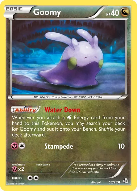 Goomy, Pokémon card AOR 58 — Ancient Origins set