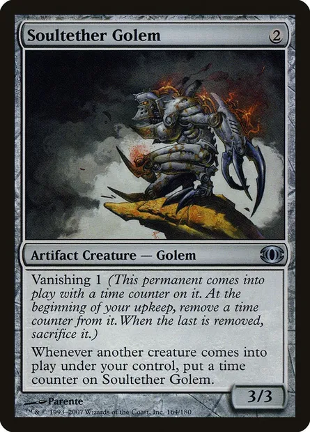 Soultether Golem, Magic card FUT 164 — Future Sight set