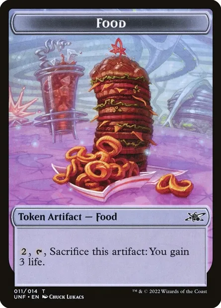 Food, Magic card TUNF 11 — Unfinity Tokens set