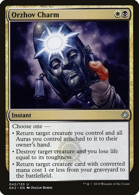 Orzhov Charm, Magic card GK2 42 — RNA Guild Kit set
