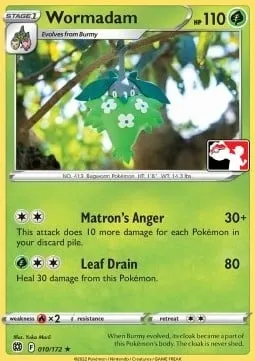 Wormadam, Pokémon card PPS 010 — Play! Pokémon Prize Pack Series set