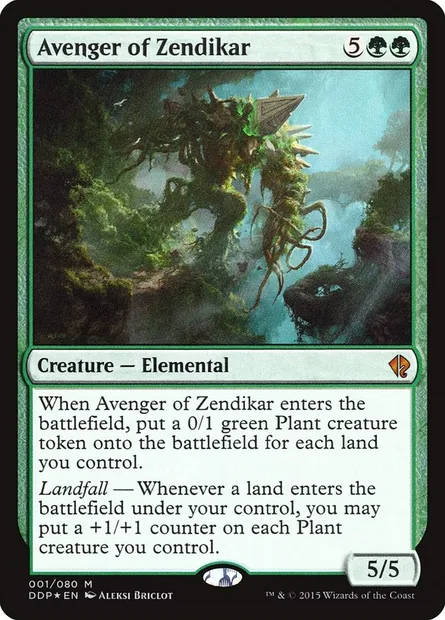 Avenger of Zendikar, Magic card DDP 1 — Duel Decks: Zendikar vs. Eldrazi set