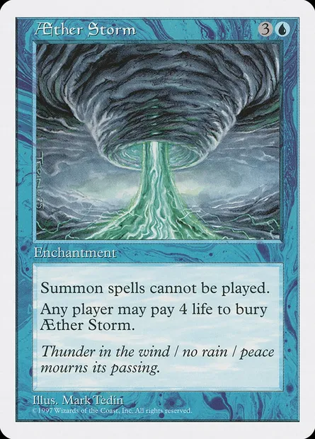 Aether Storm, Magic card 5ED 70 — Fifth Edition set