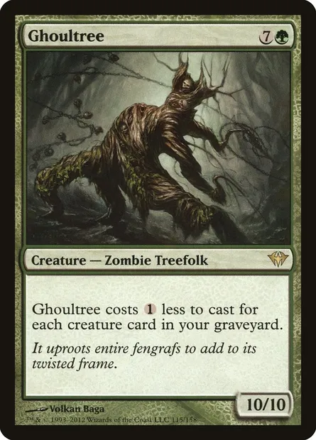 Ghoultree, Magic card DKA 115 — Dark Ascension set