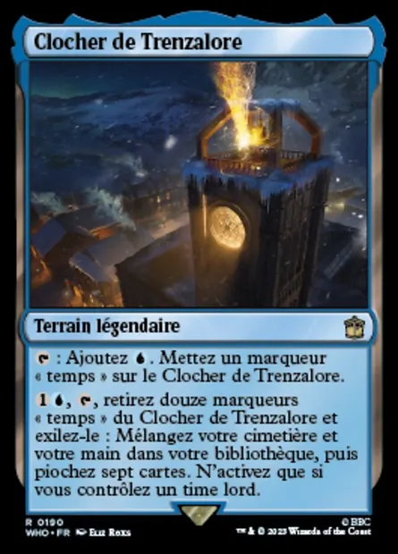 Clocher de Trenzalore, carte Magic WHO 190 — extension Doctor Who
