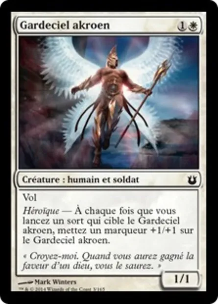 Gardeciel akroen, carte Magic BNG 3 — extension Créations divines