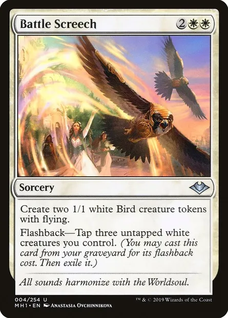 Battle Screech, Magic card MH1 4 — Modern Horizons set