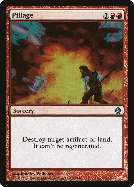 Pillage, Magic card PD2 24 — Premium Deck Series: Fire and Lightning set