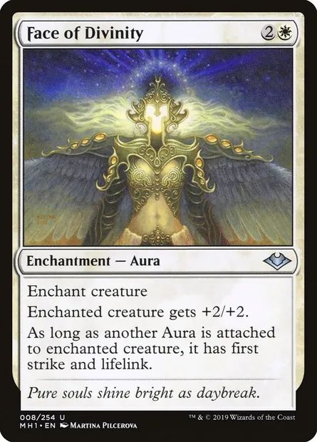Face of Divinity, Magic card MH1 8 — Modern Horizons set
