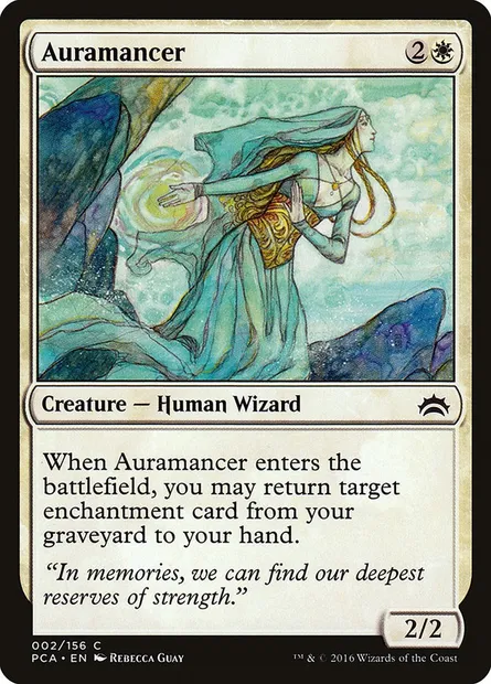 Auramancienne, carte Magic PCA 2 — extension Planechase Anthology