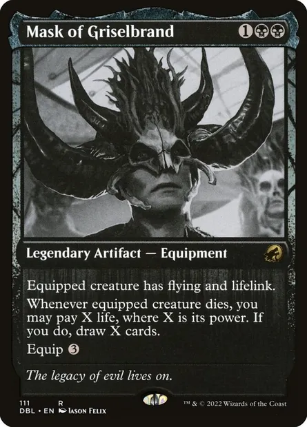 Mask of Griselbrand, Magic card DBL 111 — Innistrad: Double Feature set