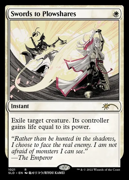 Swords to Plowshares, Magic card SLD 1021 — Secret Lair Drop set