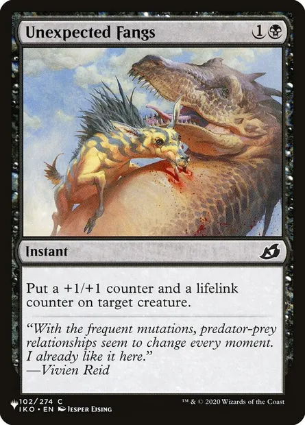 Crocs inattendus, carte Magic PLST IKO-102 — extension The List
