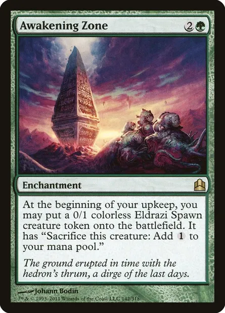 Awakening Zone, Magic card CMD 142 — Commander 2011 set