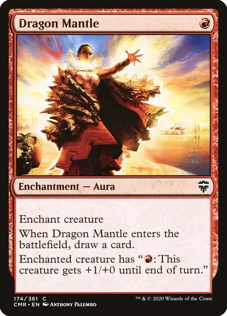 Dragon Mantle, Magic card CMR 174 — Commander Legends set