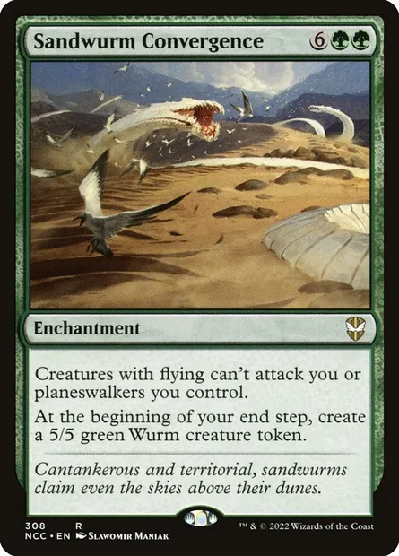 Sandwurm Convergence, Magic card NCC 308 — New Capenna Commander set