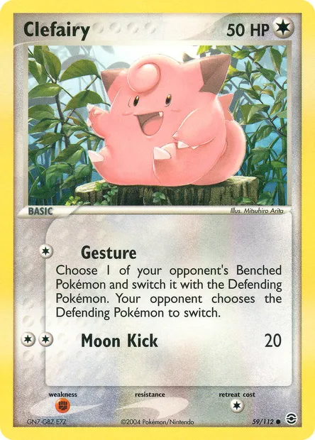 Clefairy, Pokémon card RG 59 — FireRed & LeafGreen set