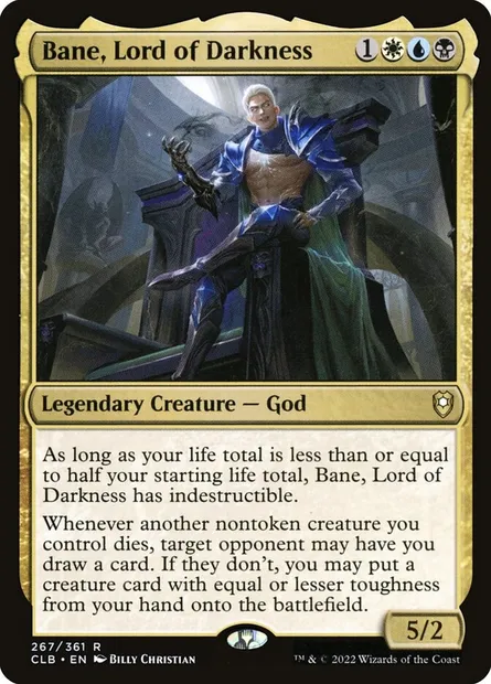 Bane, Lord of Darkness, Magic card CLB 267 — Commander Legends: Battle for Baldur's Gate set