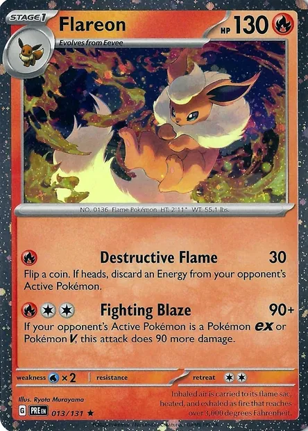 Pyroli, carte Pokémon TDX 013-8 — extension Theme Deck & Blisters Exclusives