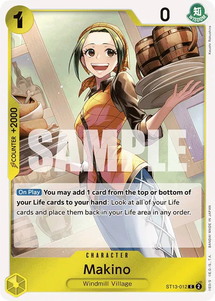 Makino, carte One Piece ST13-012 — extension The Three Brothers