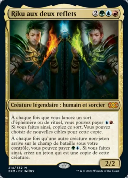 Riku aux deux reflets, carte Magic 2XM 214 — extension Double Masters