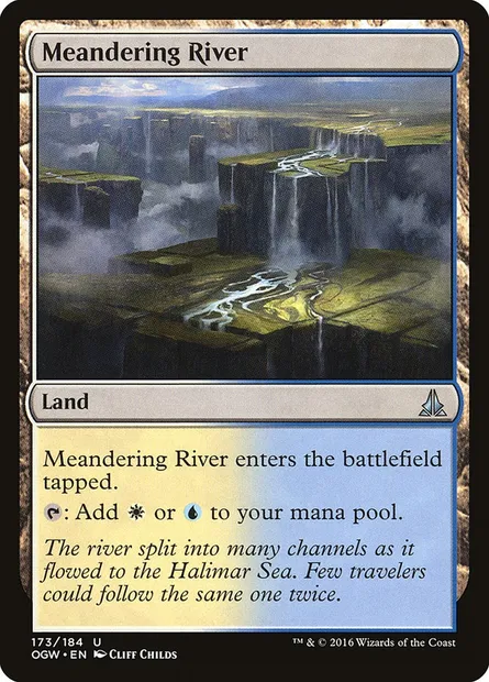 Meandering River, Magic card OGW 173 — Oath of the Gatewatch set