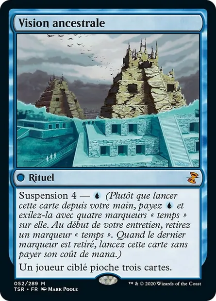 Vision ancestrale, carte Magic TSR 52 — extension Spirale Temporelle Remastered