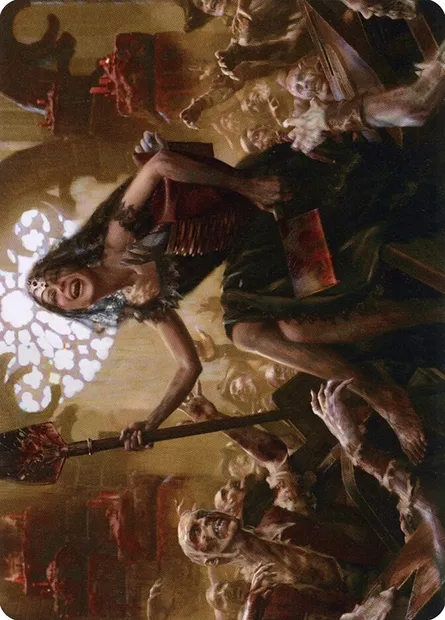 Gisa, Glorious Resurrector // Gisa, Glorious Resurrector, Magic card AMID 35 — Midnight Hunt Art Series set