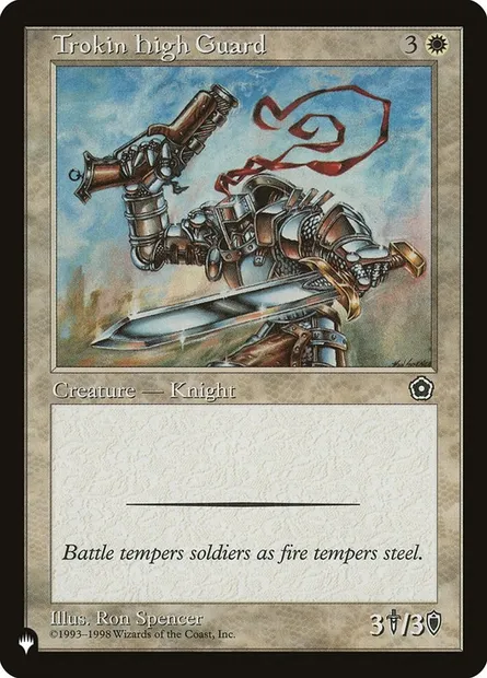 Trokin High Guard, Magic card P 02-26 — The List set