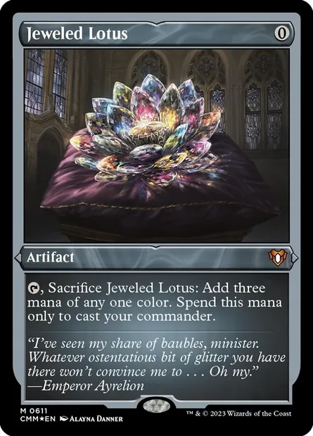 Jeweled Lotus, Magic card CMM 611 — Commander Masters set