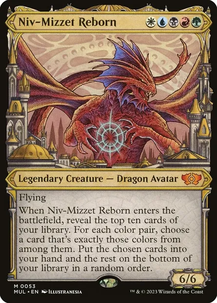 Niv-Mizzet Reborn, Magic card MUL 53 — Multiverse Legends set