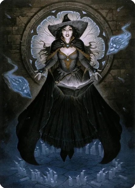 Tasha, the Witch Queen // Tasha, the Witch Queen, carte Magic ACLB 76 — extension Battle for Baldur's Gate Art Series