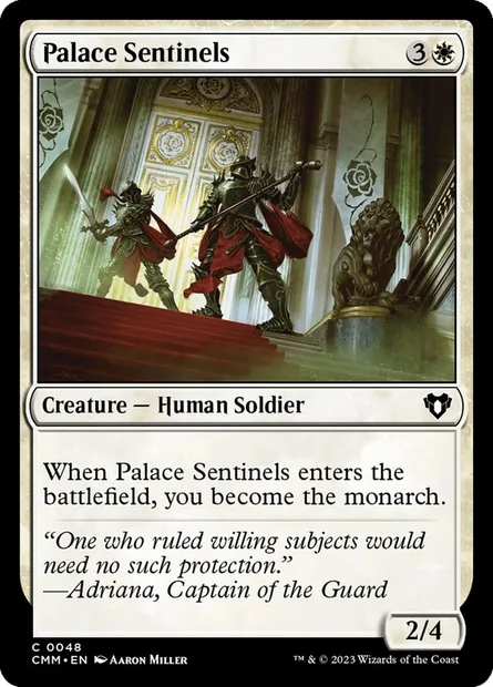 Palace Sentinels, Magic card CMM 48 — Commander Masters set