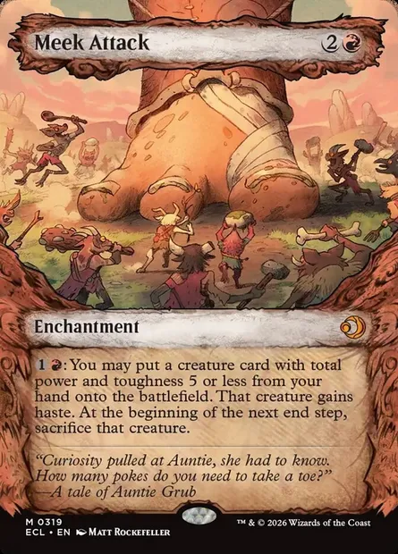 Meek Attack, Magic card ECL 319 — Lorwyn Eclipsed set