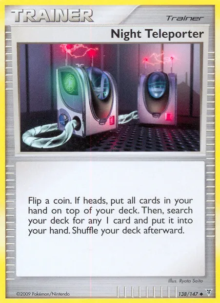 Night Teleporter, Pokémon card SV 138 — Supreme Victors set