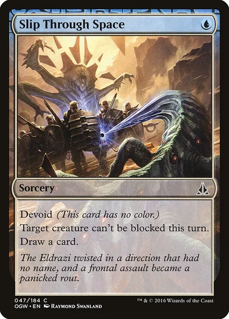 Slip Through Space, Magic card OGW 47 — Oath of the Gatewatch set