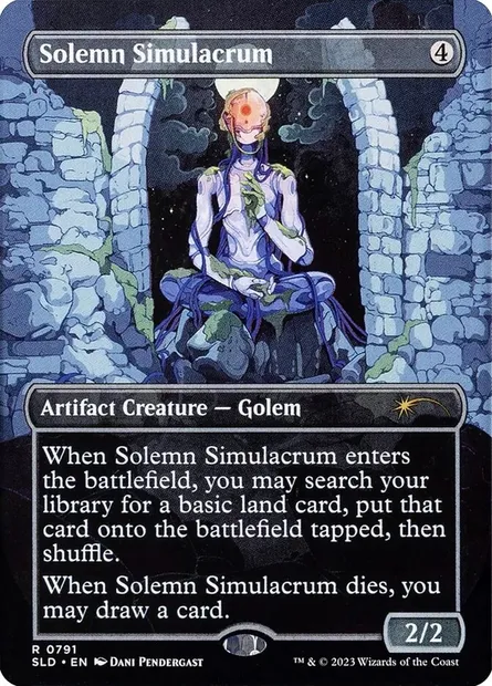 Solemn Simulacrum, Magic card SLD 791 — Secret Lair Drop set