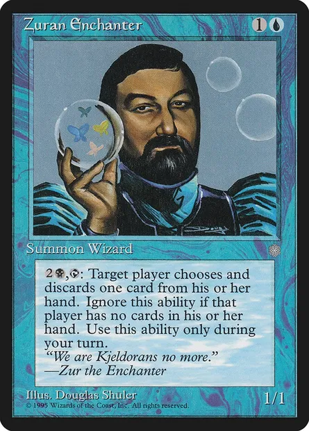 Zuran Enchanter, Magic card ICE 111 — Ice Age set
