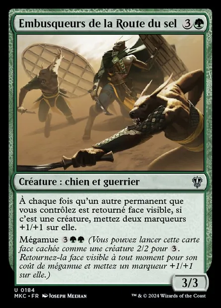 Embusqueurs de la Route du sel, carte Magic MKC 184 — extension Murders at Karlov Manor Commander